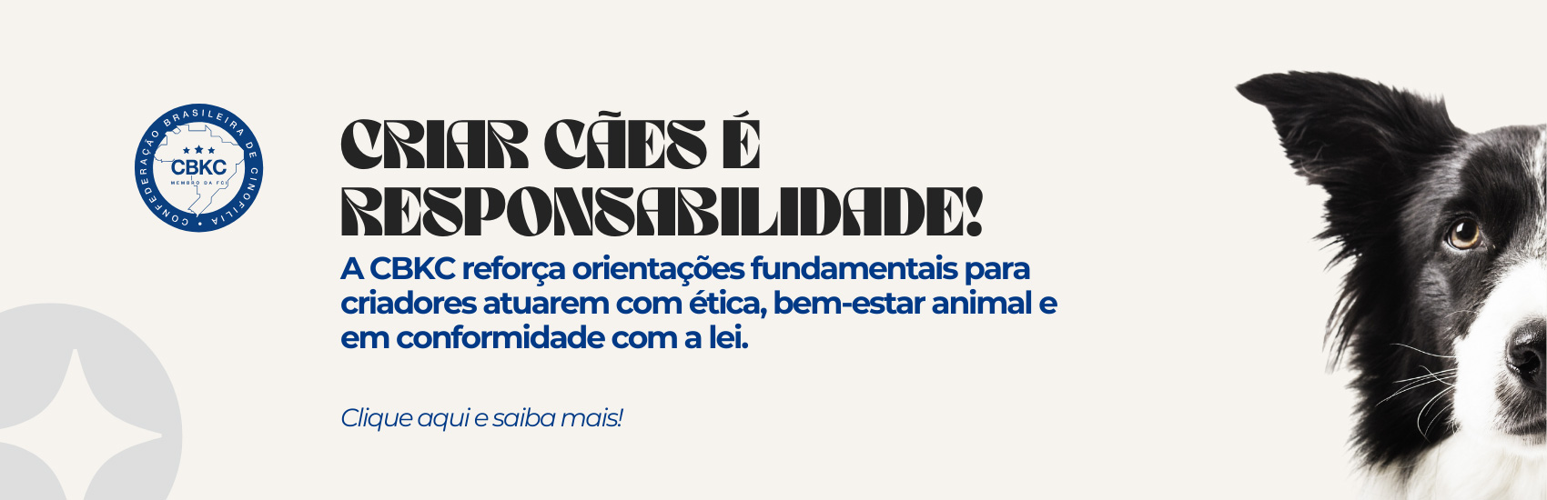 Criação responsável CBKC